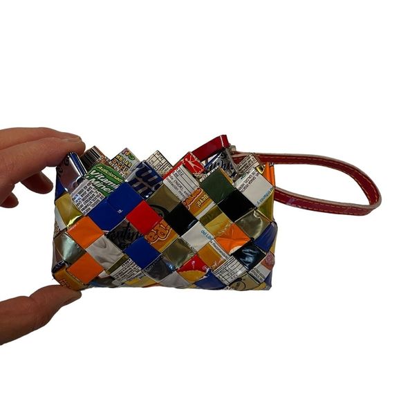 Nahui Ollin Handbags - Nahui Ollin Candy Chewing Gum Wrapper Wristlet Change Purse